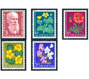 flowers  - Switzerland 1959 Set