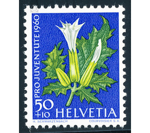 flowers  - Switzerland 1960 - 50 Rappen