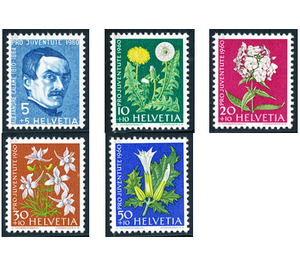 flowers  - Switzerland 1960 Set