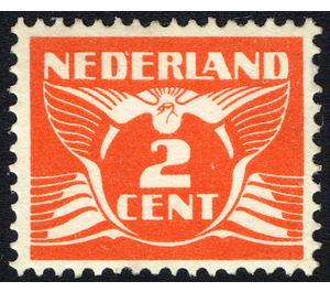 Flying dove WATERMARK - Netherlands 1934 - 2