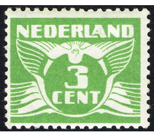 Flying dove WATERMARK - Netherlands 1934 - 3