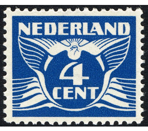 Flying dove WATERMARK - Netherlands 1934 - 4