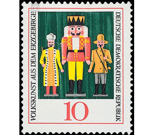 Folk art from the Erzgebirge  - Germany / German Democratic Republic 1967 - 10 Pfennig