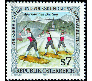 folklore  - Austria / II. Republic of Austria 1993 - 7 Shilling