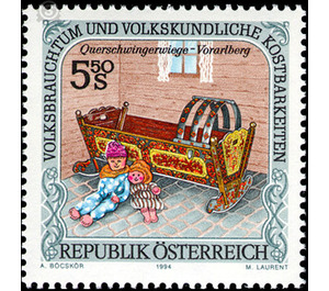folklore  - Austria / II. Republic of Austria 1994 - 5.50 Shilling