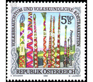 folklore  - Austria / II. Republic of Austria 1996 - 5.50 Shilling