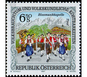 folklore  - Austria / II. Republic of Austria 1997 - 6.50 Shilling