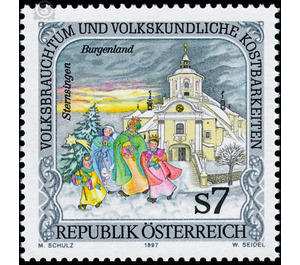 folklore  - Austria / II. Republic of Austria 1997 - 7 Shilling