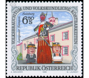 folklore  - Austria / II. Republic of Austria 1998 - 6.50 Shilling