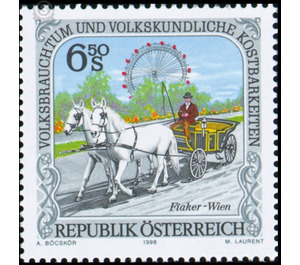 folklore  - Austria / II. Republic of Austria 1998 - 6.50 Shilling