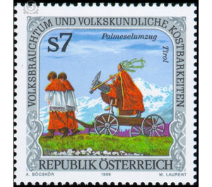 folklore  - Austria / II. Republic of Austria 1998 - 7 Shilling