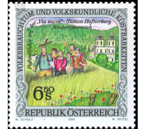 folklore  - Austria / II. Republic of Austria 1999 - 6.50 Shilling