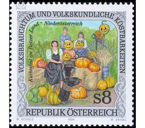 folklore  - Austria / II. Republic of Austria 1999 - 8 Shilling