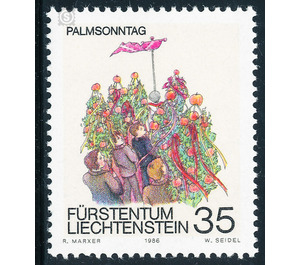 folklore  - Liechtenstein 1986 - 35 Rappen