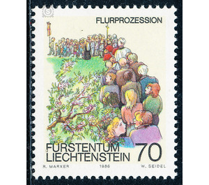 folklore  - Liechtenstein 1986 - 70 Rappen