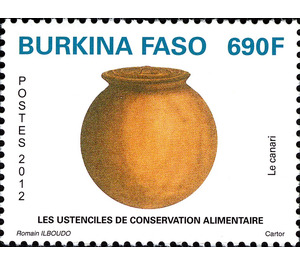 Food Preservation Instruments - Le Canari - West Africa / Burkina Faso 2012 - 690