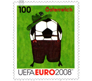 Football Championship  - Austria / II. Republic of Austria 2008 - 100 Euro Cent