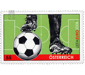 Football Championship  - Austria / II. Republic of Austria 2008 - 55 Euro Cent