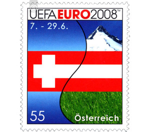 Football Championship  - Austria / II. Republic of Austria 2008 - 55 Euro Cent