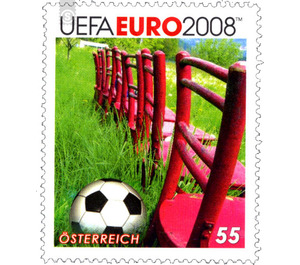 Football Championship  - Austria / II. Republic of Austria 2008 - 55 Euro Cent