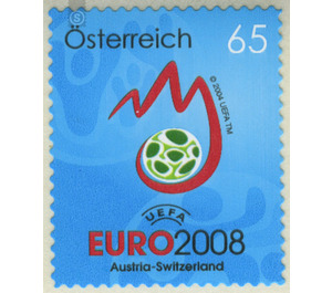 Football Championship  - Austria / II. Republic of Austria 2008 - 65 Euro Cent