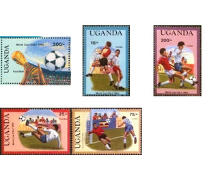 Football World Cup - Italy (1990) - East Africa / Uganda 1989 Set