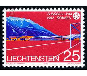 Football World Cup  - Liechtenstein 1982 - 25 Rappen