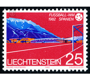 Football World Cup  - Liechtenstein 1982 - 25 Rappen