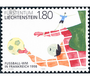Football World Cup  - Liechtenstein 1998 - 180 Rappen