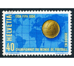 Football World Cup  - Switzerland 1954 - 40 Rappen