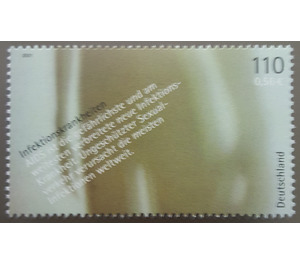 For the health  - Germany / Federal Republic of Germany 2001 - 110 Pfennig