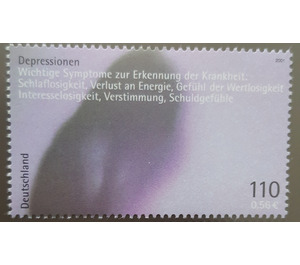 For the health  - Germany / Federal Republic of Germany 2001 - 110 Pfennig