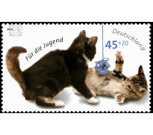 For the youth: cats - Germany / Federal Republic of Germany 2004 - 45 Euro Cent