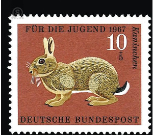 For the youth Endangered animals  - Germany / Federal Republic of Germany 1967 - 10 Pfennig