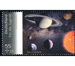 For youth: astronomy  - Germany / Federal Republic of Germany 2011 - 55 Euro Cent