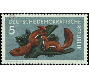 forest Animals  - Germany / German Democratic Republic 1959 - 5 Pfennig