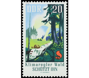 forest protection  - Germany / German Democratic Republic 1969 - 20 Pfennig