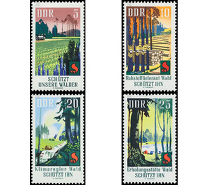 forest protection  - Germany / German Democratic Republic 1969 Set