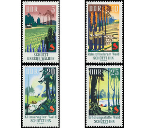 forest protection  - Germany / German Democratic Republic 1969 Set