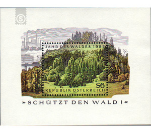 forests Protect The Forest  - Austria / II. Republic of Austria 1985