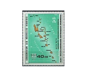 Former Stamp with Overprint of the New Value - Melanesia / New Hebrides 1979 - 40