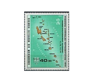 Former Stamp with Overprint of the New Value - Melanesia / New Hebrides 1979 - 40