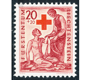 Foundation of the Red Cross  - Liechtenstein 1945 - 20 Rappen
