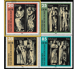 Founder of the Naumburg Cathedral  - Germany / German Democratic Republic Set