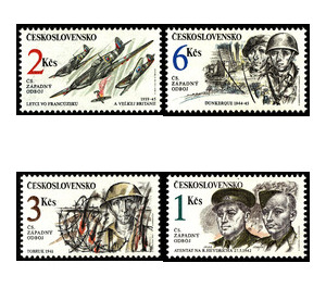 Free Czechoslovak Forces in World War II - Czechoslovakia 1992 Set