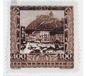 Freimarke  - Austria / I. Republic of Austria 1923 - 400 Krone