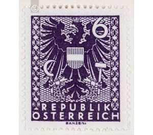 Freimarke  - Austria / II. Republic of Austria 1945 - 6 Groschen