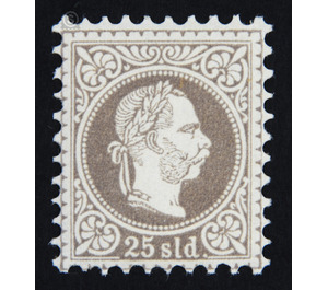 Freimarke  - Austria / k.u.k. monarchy / Austrian Post in the Levant 1867 - 25 Soldi