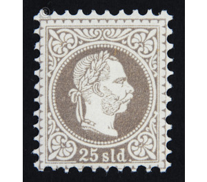 Freimarke  - Austria / k.u.k. monarchy / Austrian Post in the Levant 1867 - 25 Soldi