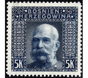 Freimarke  - Austria / k.u.k. monarchy / Bosnia Herzegovina 1906 - 5 Krone